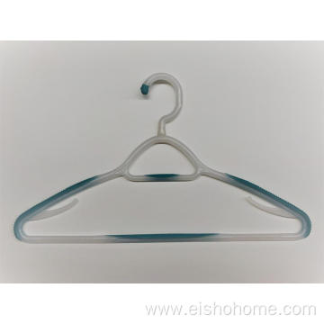 EISHO Beautiful Plastic Hanger With Rubber